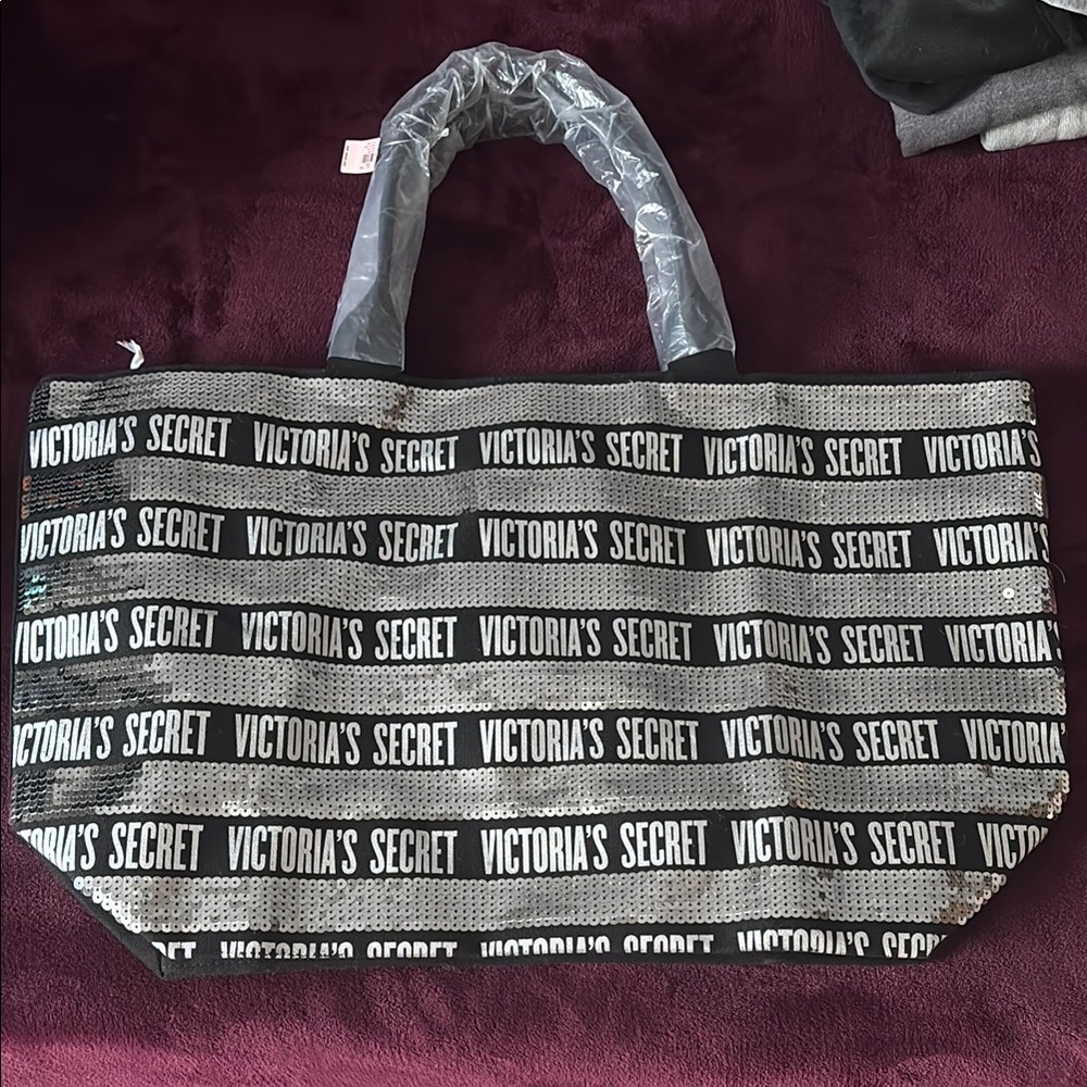 Victoria's Secret Black Tote Bag